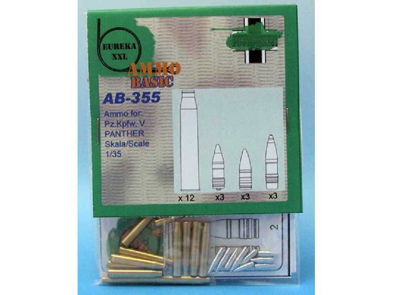 Ammo for : Pz.Kpfw. V, PANTHER - zdjęcie 1 Ammo for : Pz.Kpfw. V, PANTHER - zdjęcie 1