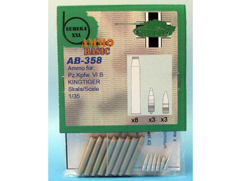 Ammo for : Pz.Kpfw. VI B, KINGTIGER - zdjęcie 1 Ammo for : Pz.Kpfw. VI B, KINGTIGER - zdjęcie 1