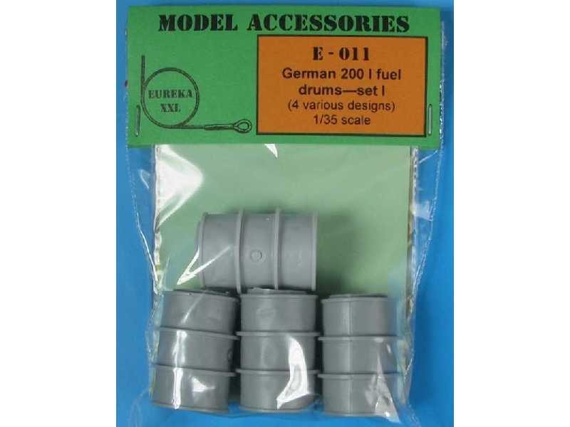 German 200 l Fuel Drums Set #1 - zdjęcie 1 German 200 l Fuel Drums Set #1 - zdjęcie 1