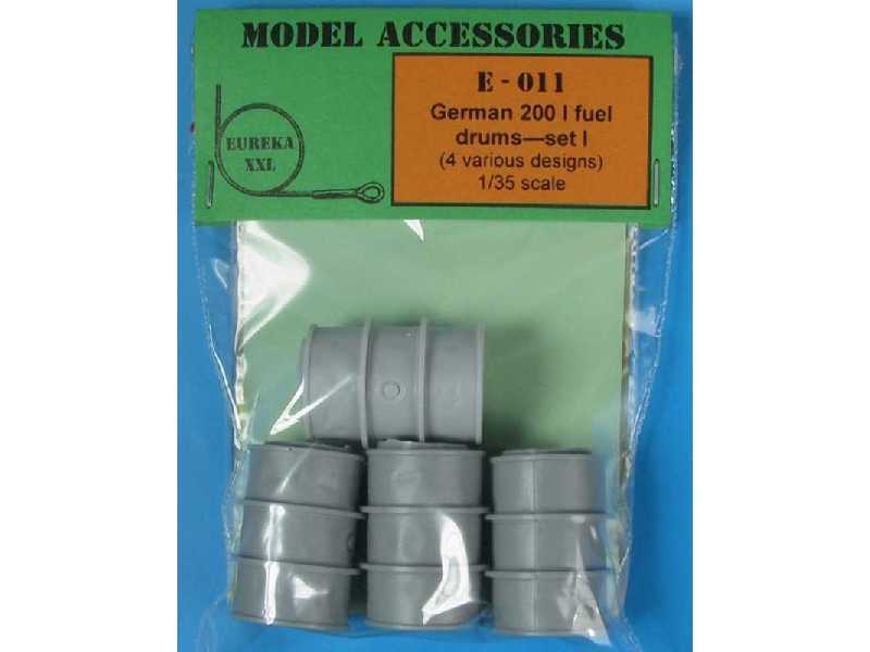 German 200 l Fuel Drums Set #1 - zdjęcie 1