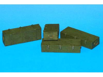 Wooden Ammo Boxes for 12.8 cm Pak 44/Kw.K. (Maus) - zdjęcie 2