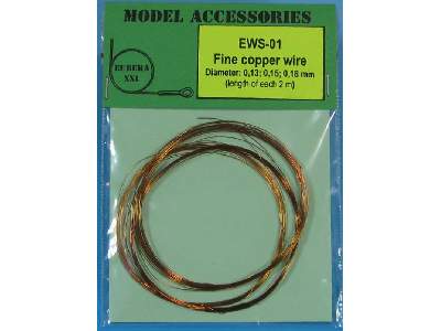 Fine copper wire Diameter: 0,13; 0,15; 0,18 - zdjęcie 1