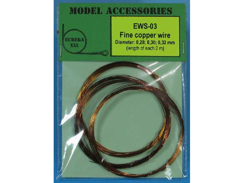 Fine copper wire Diameter:0,28; 0,30; 0,32 - zdjęcie 1