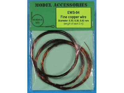 Fine copper wire Diameter: 0,35; 0,38; 0,40 - zdjęcie 1