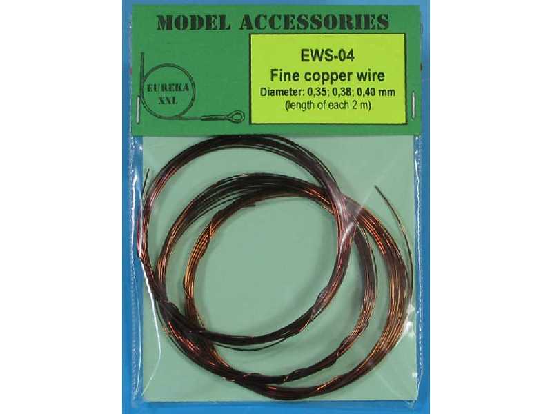 Fine copper wire Diameter: 0,35; 0,38; 0,40 - zdjęcie 1