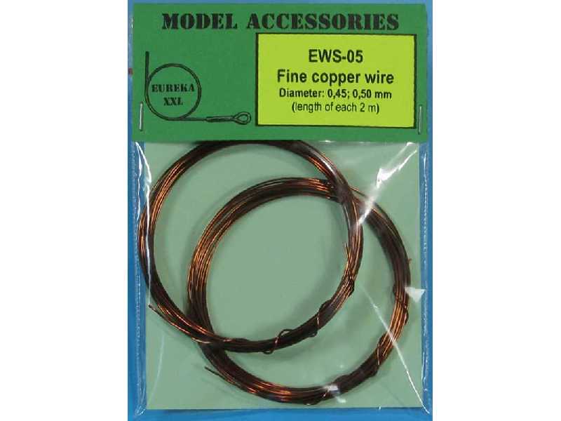 Fine copper wire Diameter: 0,45; 0,50 - zdjęcie 1 Fine copper wire Diameter: 0,45; 0,50 - zdjęcie 1