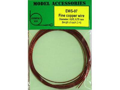 Fine copper wire Diameter: 0,65; 0,70 - zdjęcie 1