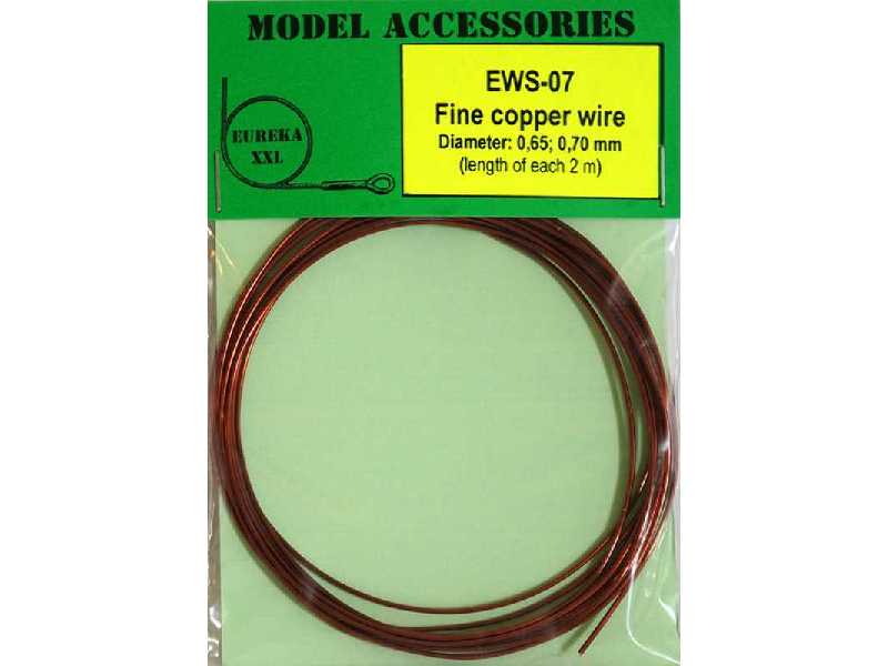 Fine copper wire Diameter: 0,65; 0,70 - zdjęcie 1