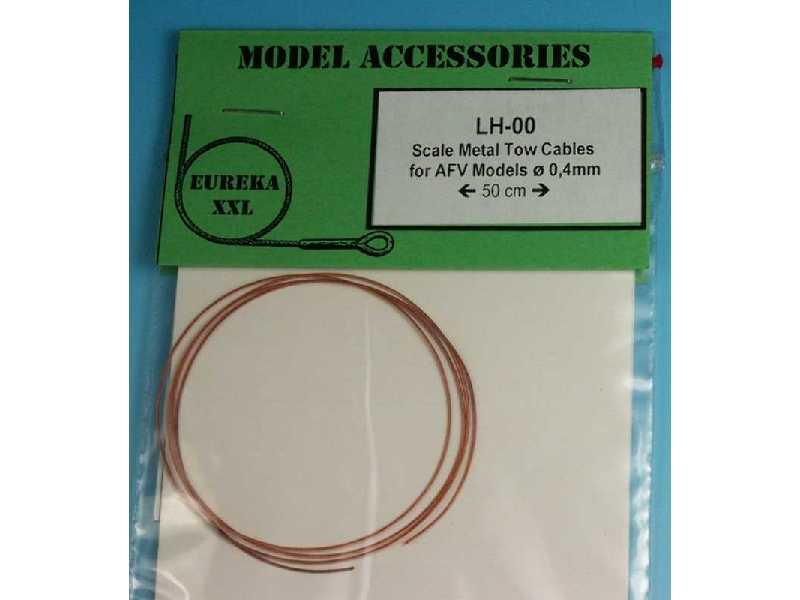 0.4 mm Metal wire rope for AFV Kits - zdjęcie 1 0.4 mm Metal wire rope for AFV Kits - zdjęcie 1