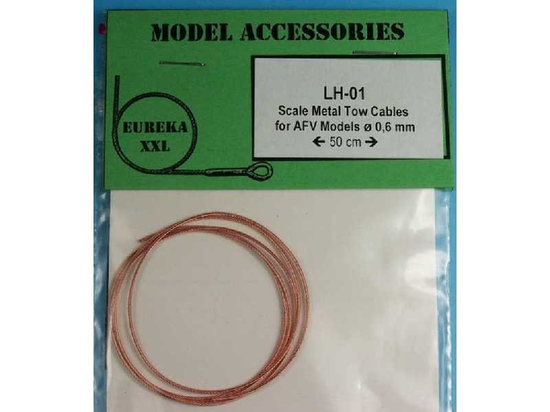 0.6mm Metal wire rope for AFV Kits - zdjęcie 1 0.6mm Metal wire rope for AFV Kits - zdjęcie 1
