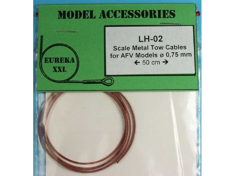 0.75mm Metal wire rope for AFV Kits - zdjęcie 1 0.75mm Metal wire rope for AFV Kits - zdjęcie 1