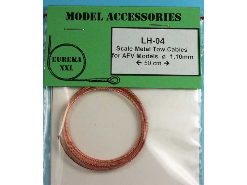 1.1mm Metal wire rope for AFV Kits - zdjęcie 1 1.1mm Metal wire rope for AFV Kits - zdjęcie 1