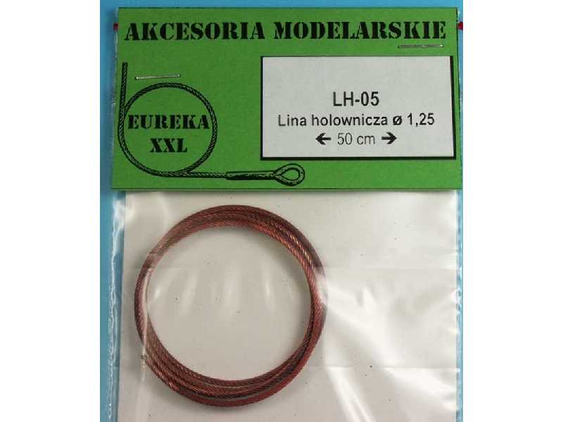 1.25mm Metal wire rope for AFV Kits - zdjęcie 1 1.25mm Metal wire rope for AFV Kits - zdjęcie 1