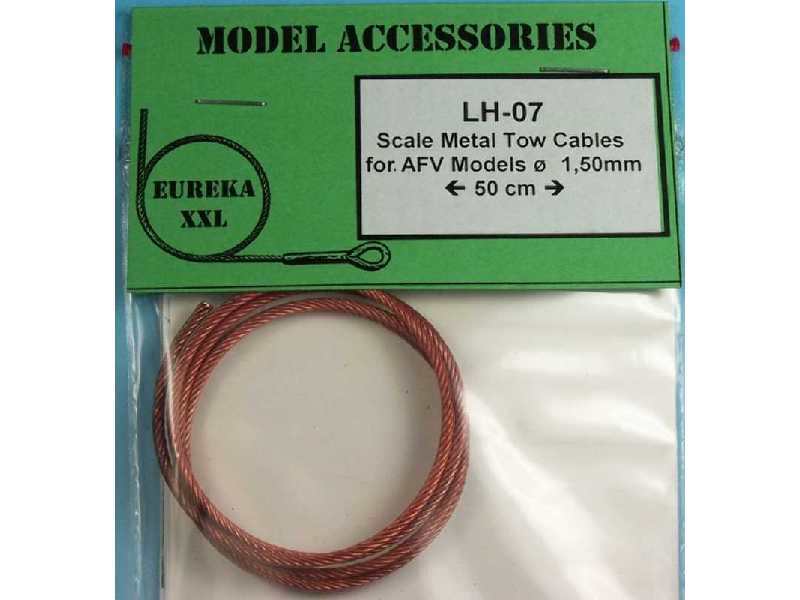 1.50mm Metal wire rope for AFV Kits - zdjęcie 1 1.50mm Metal wire rope for AFV Kits - zdjęcie 1