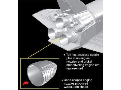 Space Shuttle w/Cargo Bay and Satellite - zdjęcie 8