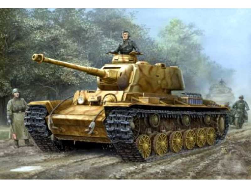 German Pz. Kpfw KV-1 756( r ) tank - zdjęcie 1