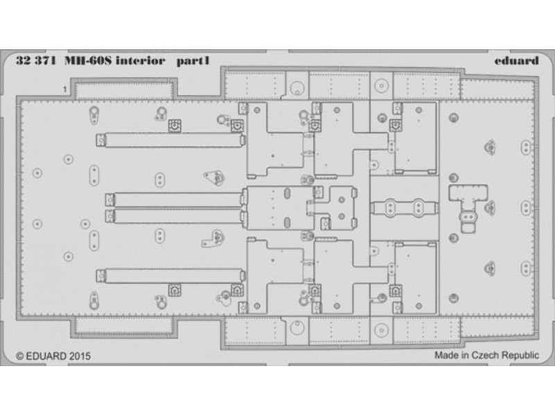 MH-60S interior  1/35 1/35 - Academy Minicraft - zdjęcie 1