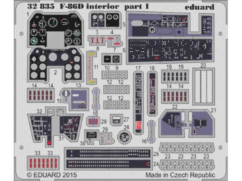 F-86D interior S. A. 1/32 - Kitty Hawk - zdjęcie 1 F-86D interior S. A. 1/32 - Kitty Hawk - zdjęcie 1