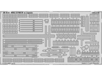 MiG-23MLD weapons 1/48 - Trumpeter - zdjęcie 1