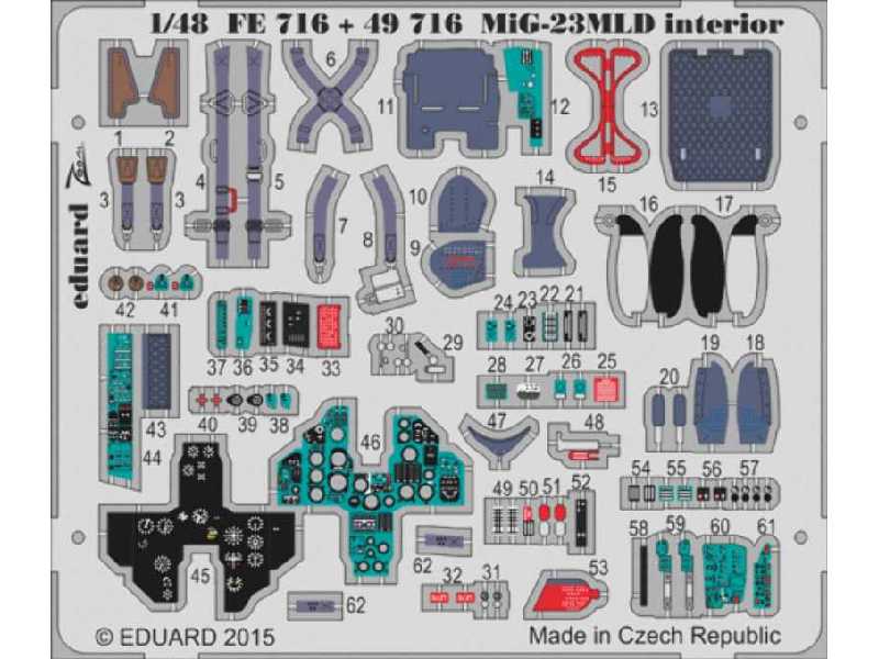 MiG-23MLD S. A. 1/48 - Trumpeter - zdjęcie 1 MiG-23MLD S. A. 1/48 - Trumpeter - zdjęcie 1