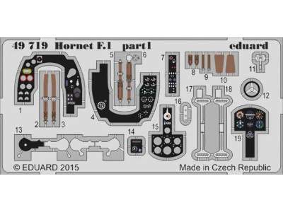 Hornet F.1  S. A. 1/48 - Hobby Boss - zdjęcie 1