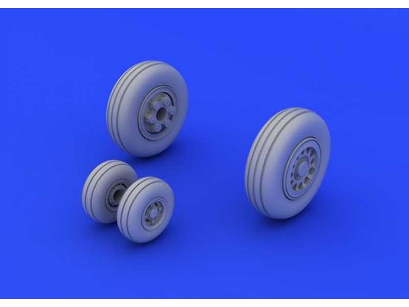 JAS-39 wheels 1/72 - Revell - zdjęcie 1 JAS-39 wheels 1/72 - Revell - zdjęcie 1