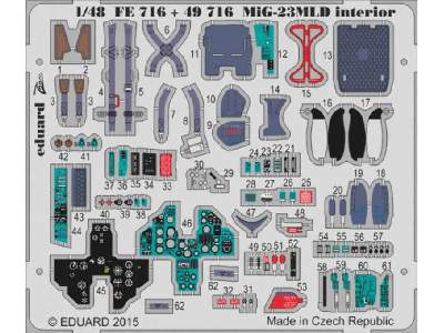 MiG-23MLD interiér S. A. 1/48 - Trumpeter - zdjęcie 1