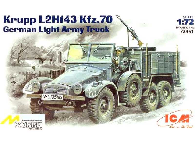 Krupp L2H143 Kfz.70 - zdjęcie 1 Krupp L2H143 Kfz.70 - zdjęcie 1