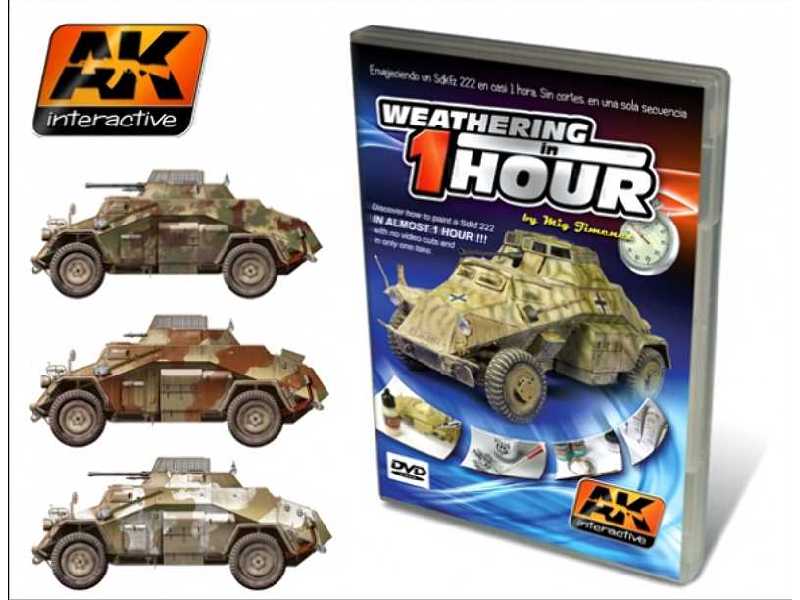 Dvd Weathering A Sdkfz 222 In One Hour - zdjęcie 1 Dvd Weathering A Sdkfz 222 In One Hour - zdjęcie 1