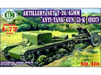 Artillery set T-26 / 45mm antitank gun 53-K(1937) - zdjęcie 1