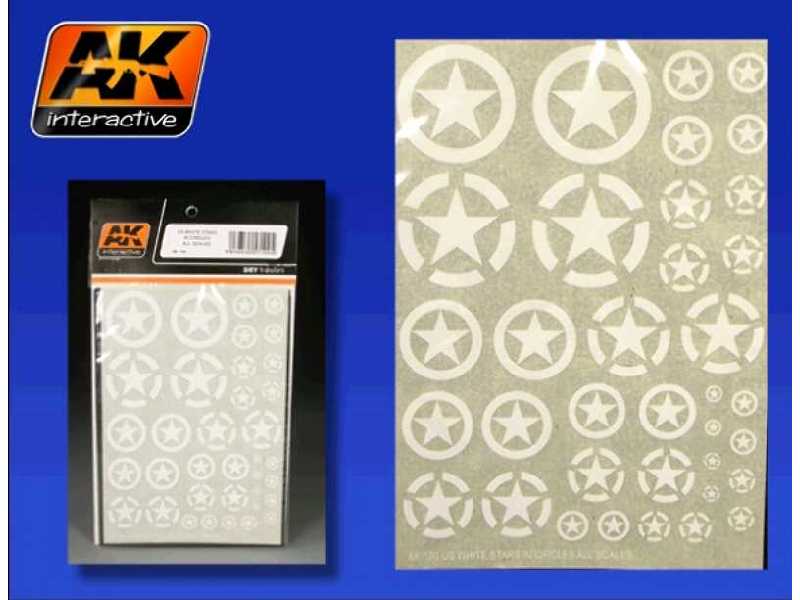 US White Stars In Circles All Scales - zdjęcie 1 US White Stars In Circles All Scales - zdjęcie 1