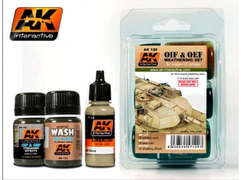 Oif & Oef - US Vehicles Weathering Set - zdjęcie 1 Oif & Oef - US Vehicles Weathering Set - zdjęcie 1
