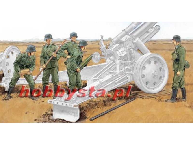 Figurki German Field Howitzer Gun Crew - Premium Edition - zdjęcie 1