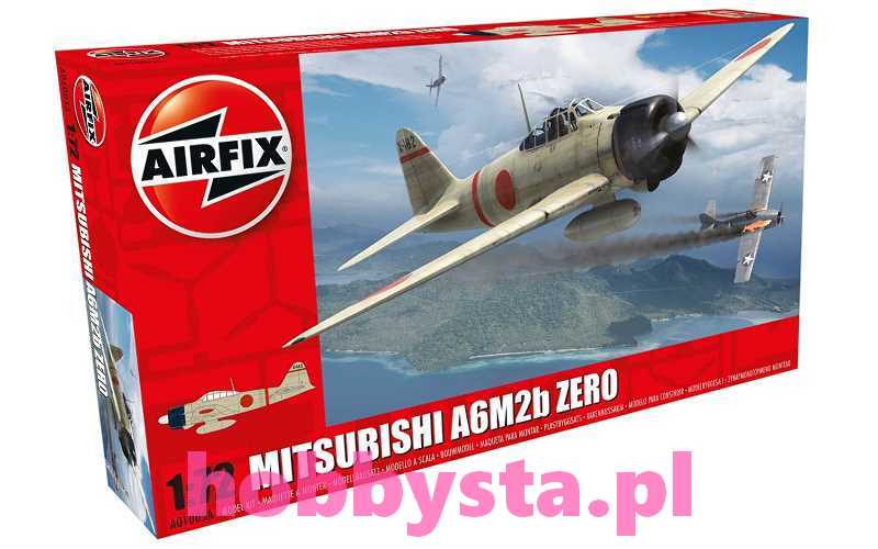 Myśliwiec Mitsubishi Zero A6M2b Airfix 01005A 1/72